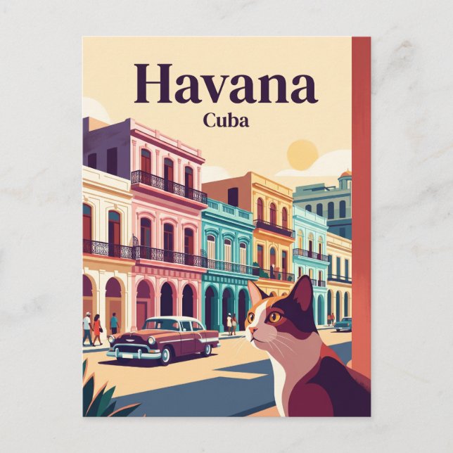 Postal La Habana Cuba (Anverso)