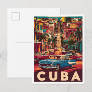 Postal La Habana Cuba Viajes Antiguos