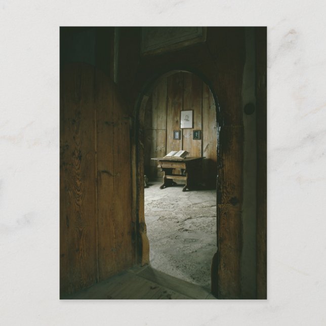 Postal La habitación Luther en el Castillo de Wartburg (Anverso)