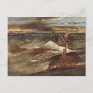 Postal La hada y la serpiente marina