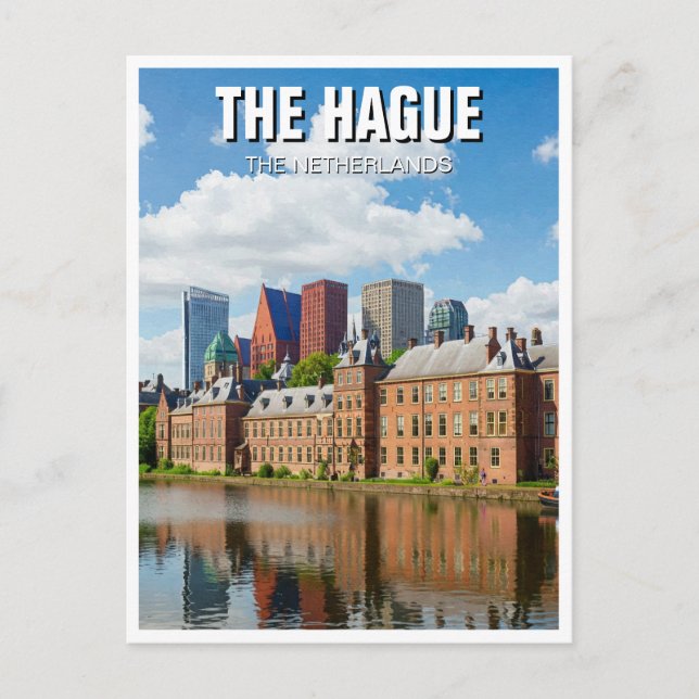 Postal La Haya Viajes Países Bajos (Anverso)