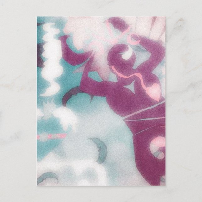 Postal La hembra sagrada (Anverso)