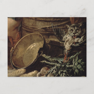 Postal La hermosa doncella de cocina