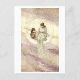 Postal "La hija de la bruja" por Frederick Stuart Church