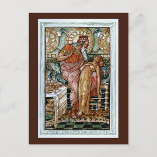 Postal La hija de Midas se convirtió en oro