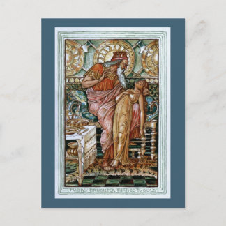 Postal La Hija De Midas Se Hizo Dorada