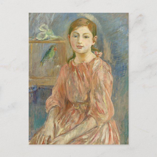 Postal La hija del artista | Berthe Morisot (Anverso)