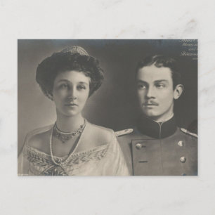 Postal La hija del matrimonio Kaiser Wilhelm de Alemania 