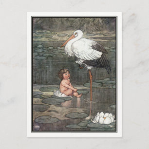 Postal La hija del Rey del pantano, de William Heath Robi