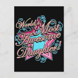 Postal La hija más asombrosa del mundo