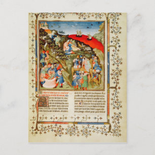 Postal La historia de José, ilustracion