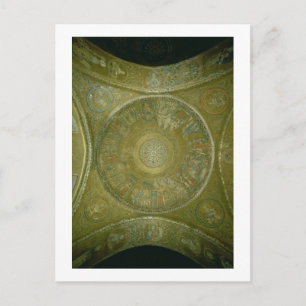 Postal La historia de José, mosaico de la tercera cúpula 