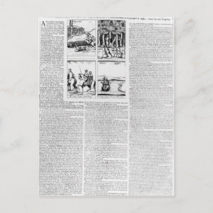 Postal La historia de la batalla de Worcester