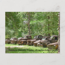 Postal La histórica camioneta de Harvey - Crawfordville F