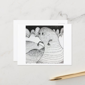 Postal La hora de brujería