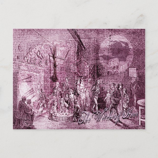 Postal La hora de la bruja (Anverso)