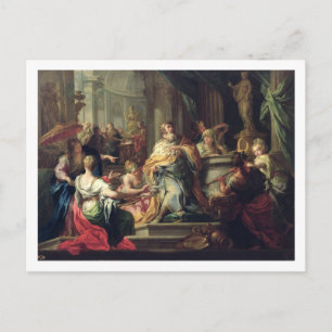 Postal La idolatración de Salomón, c.1735 (aceite sobre l