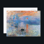 Postal La impresión de Claude Monet, el amanecer<br><div class="desc">La impresión de Claude Monet,  el amanecer de la tarjeta postal</div>