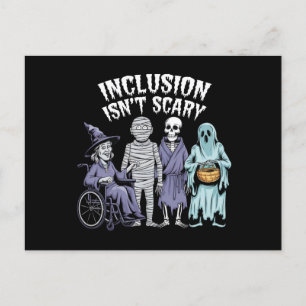 Postal La inclusión divertida no es miedo profesor Hallow