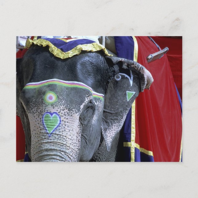 Postal La India, Rajasthán, Jaipur. Fuerte ambarino (Anverso)