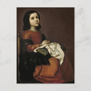 Postal La infancia de la Virgen, c.1660