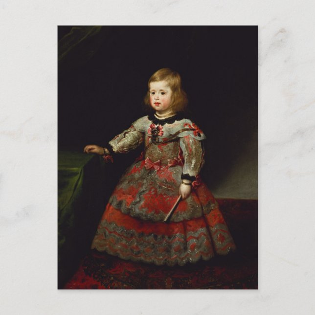 Postal La infanta María Margarita de Austria (Anverso)