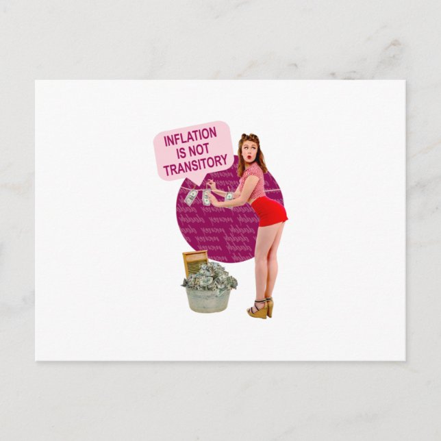 Postal La inflación no es transitoria (Anverso)