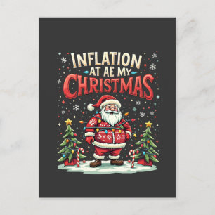 Postal La inflación se aburre de mis Navidades La diverti