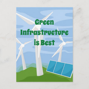 Postal La infraestructura verde es la mejor