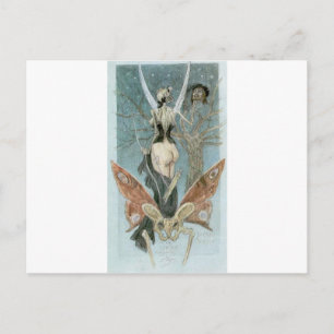Postal La iniciativa sentimental de Felicien Rops
