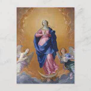 Postal La inmaculada concepción de Guido Reni