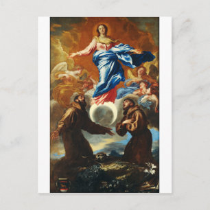 Postal La Inmaculada Concepción de la Virgen María
