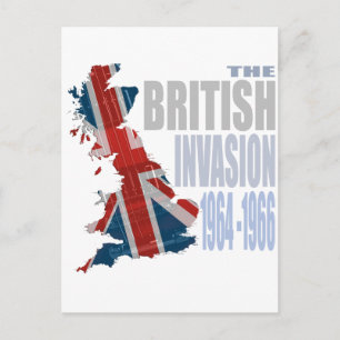 Postal La invasión británica 1964-1966