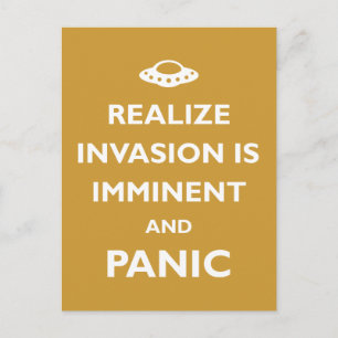 Postal La invasión es inminente