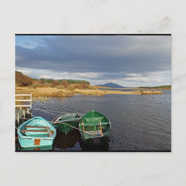 Postal La isla de la visión de reflexiona sobre (Anverso)