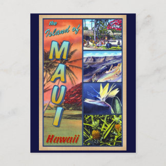 Postal La isla de Maui Hawaii