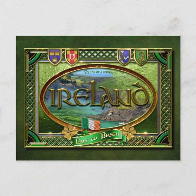 Postal La Isla Esmeralda (Anverso)