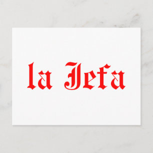 Postal La jefa