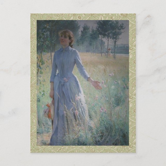 Postal La joie des Choses (Anverso)
