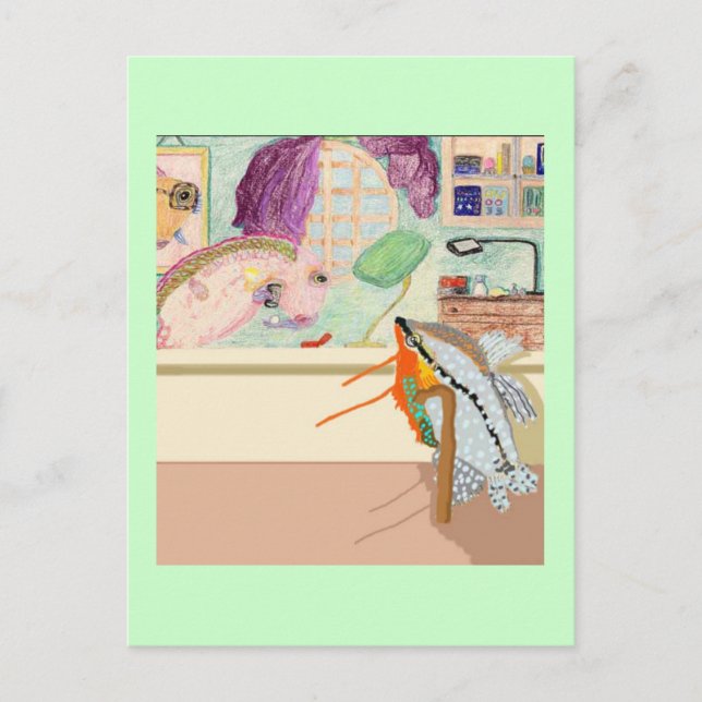 Postal La joyera (Anverso)