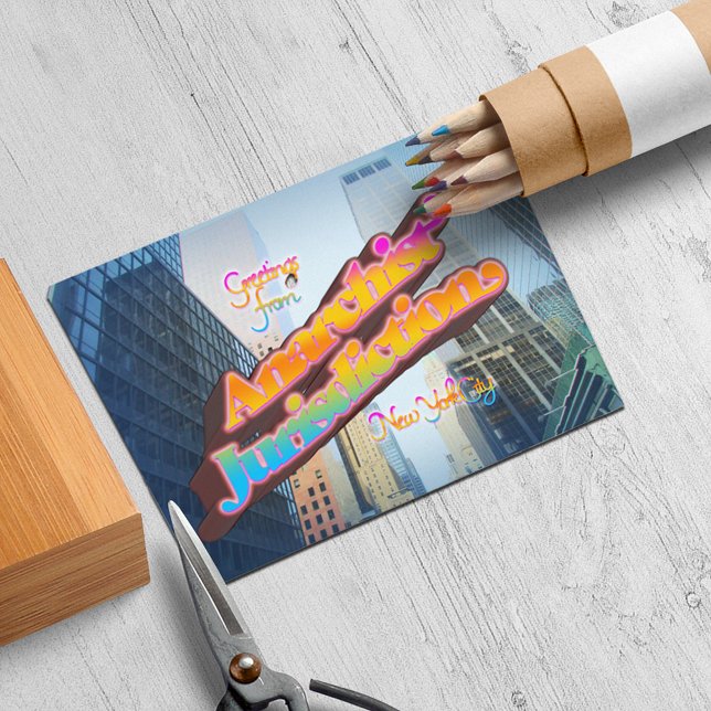 Postal La Jurisdicción Anarquista De La Ciudad De Nueva Y (Subido por el creador)