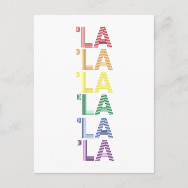 Postal La Kamala Harris elección estadounidense LGBTQ  (Anverso)