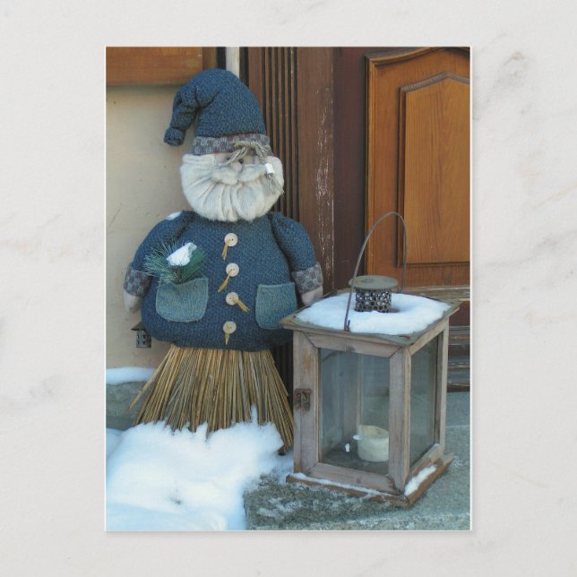 Postal La Kehrwoechner en la luz de la pública (Anverso)