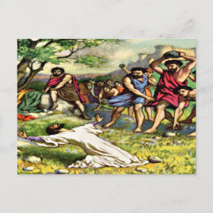 Postal La lapidación