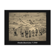 La Larga Línea Desde La Playa De Omaha