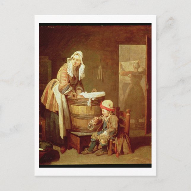 Postal La Lavandería (Anverso)