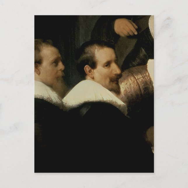 Postal La lección de anatomía del Dr. Nicolaes Tulp, 1632 (Anverso)