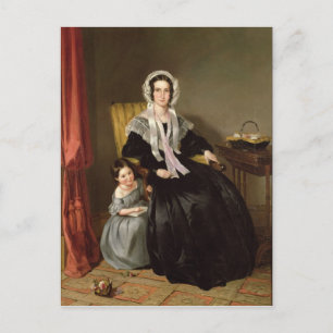 Postal La lección de lectura