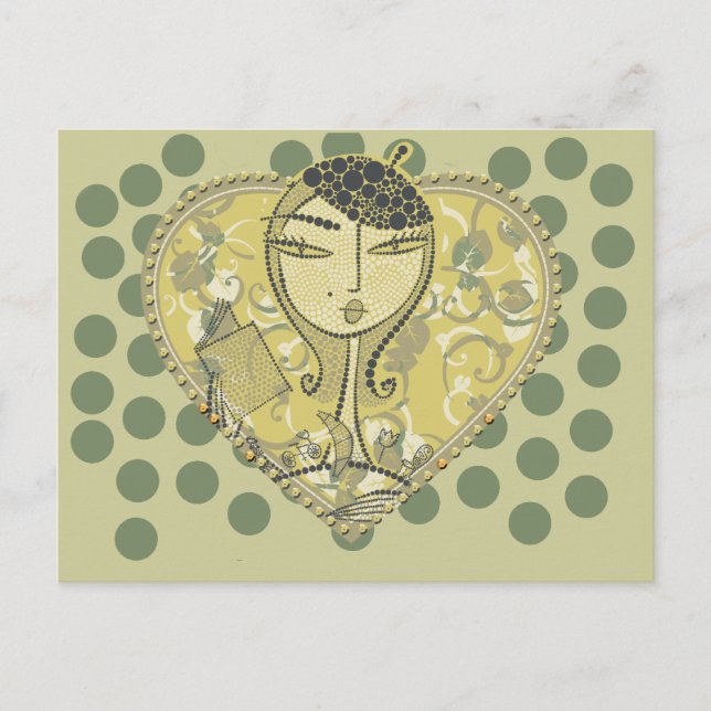 Postal La lectura de camisetas y regalos de moda (Anverso)