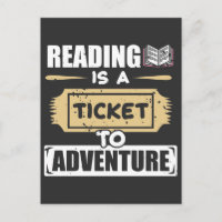 La lectura es un lector de Ticket to Adventure Lib